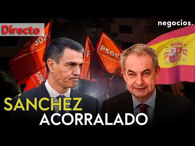 Logo de Negocios TV con imagen del expresidente Jos&eacute; Luis Rodr&iacute;guez Zapatero en primer plano y fondo de la sede de la Agencia Tributaria.<br>                        <br>                        <br>                        <br>                      