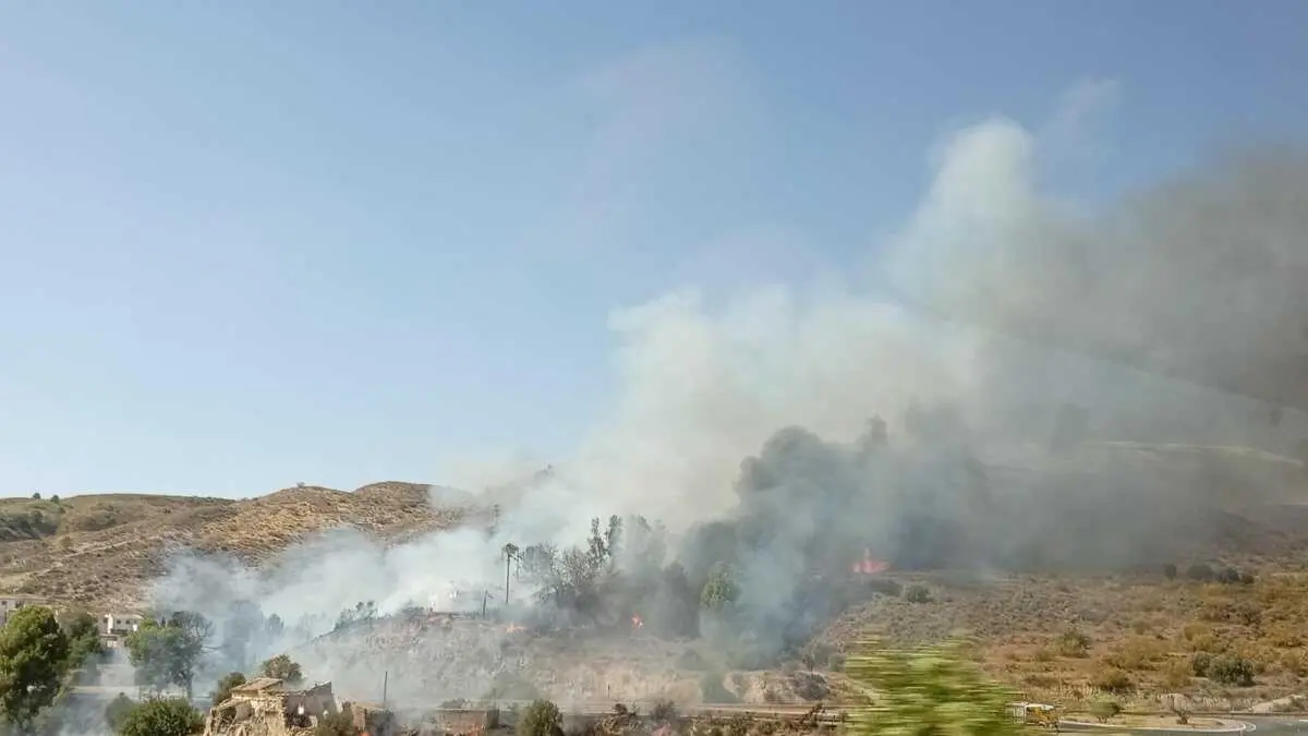 Incendio Almer&iacute;a
