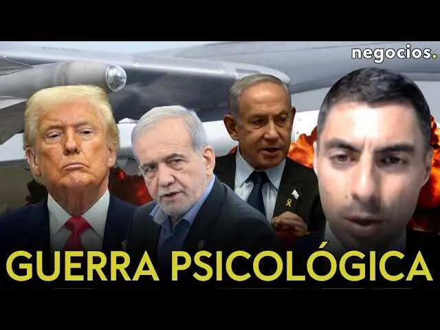 Fotograf&iacute;a del expresidente Donald Trump con una bandera de Estados Unidos de fondo, relacionada con las tensiones geopol&iacute;ticas entre EE.UU. e Ir&aacute;n.<br>                        <br>                        <br>                        <br>                      