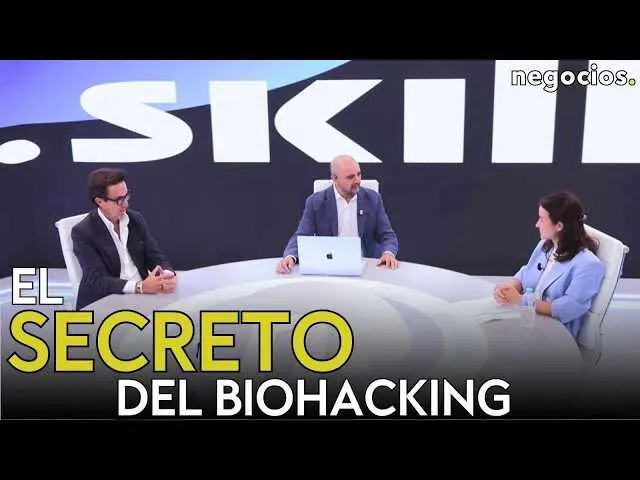 Imagen promocional del v&iacute;deo de Negocios TV sobre biohacking y la transformaci&oacute;n tecnol&oacute;gica del supermercado futuro.<br>                        <br>                        <br>                        <br>                      