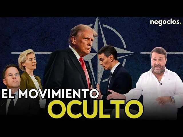 Pedro S&aacute;nchez junto a una imagen de Donald Trump, simbolizando el giro en las relaciones diplom&aacute;ticas entre Espa&ntilde;a y Estados Unidos.<br>                        <br>                        <br>                        <br>                      