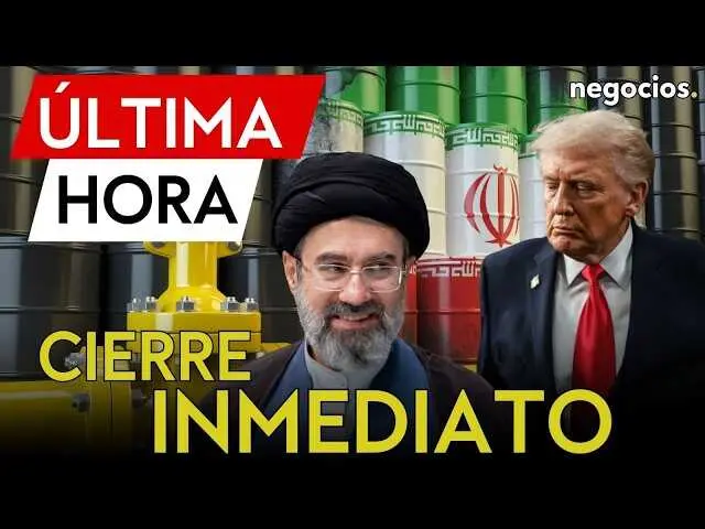 Imagen ilustrativa del bloqueo naval estadounidense alrededor de la costa de Ir&aacute;n, con enfoque en los puertos petroleros y el Estrecho de Ormuz.<br>                        <br>                        <br>                        <br>                      