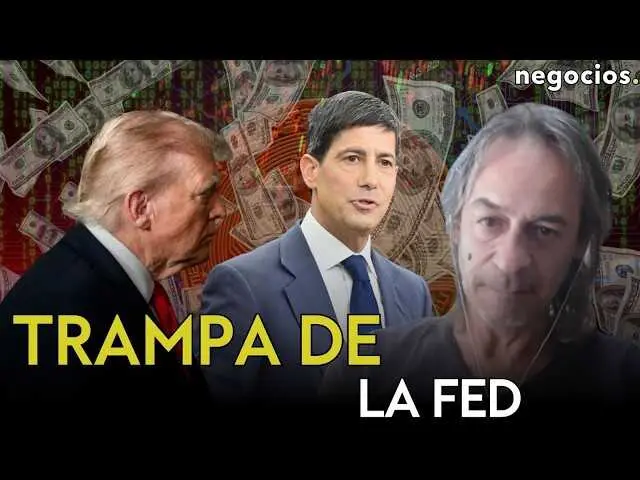 Gr&aacute;fica ilustrativa de la volatilidad en los mercados y la influencia de la FED, con destaque en Bitcoin y valores burs&aacute;tiles<br>                        <br>                        <br>                        <br>                      