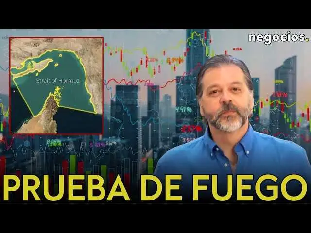 Imagen del mercado burs&aacute;til con gr&aacute;ficos y datos financieros, representando la fortaleza tecnol&oacute;gica pese a tensiones en Ormuz.<br>                        <br>                        <br>                        <br>                      