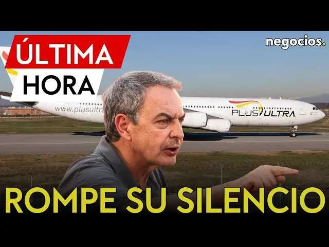Jos&eacute; Luis Rodr&iacute;guez Zapatero durante una entrevista en TVE negando su implicaci&oacute;n en el rescate de Plus Ultra.<br>                        <br>                        <br>                        <br>                      