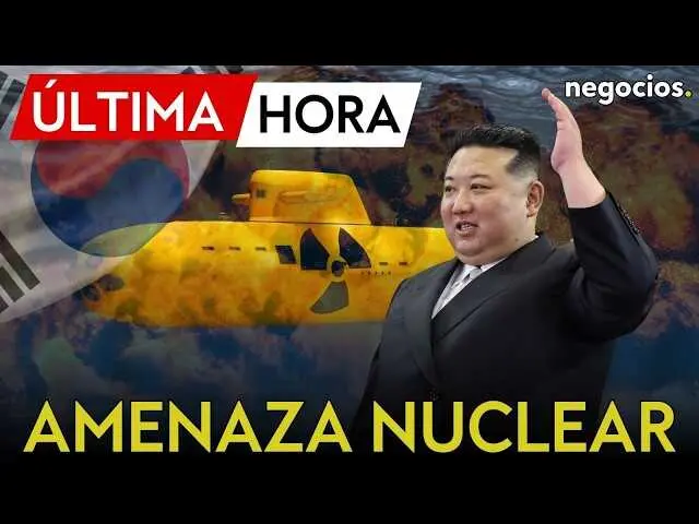 Imagen oficial del v&iacute;deo titulado 'Kim Jong-un desata las alarmas: submarinos nucleares amenazan la paz en Asia', mostrando una vista satelital estilizada del Mar de China Meridional y la pen&iacute;nsula coreana.<br>                        <br>                        <br>                        <br>                      