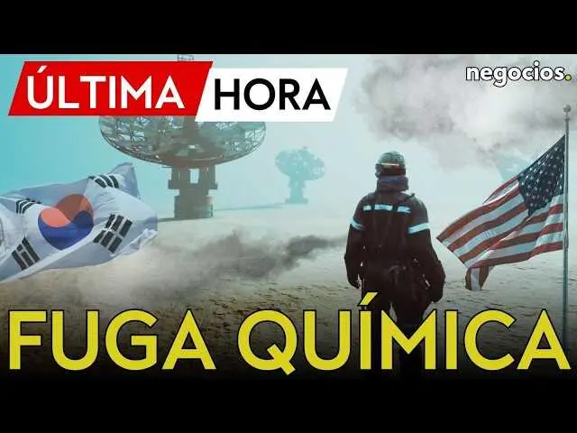 Vista a&eacute;rea de la base a&eacute;rea de Osan en Corea del Sur, donde ocurri&oacute; la fuga de f&oacute;sforo blanco que provoca una alerta m&aacute;xima.<br>                        <br>                        <br>                        <br>                      
