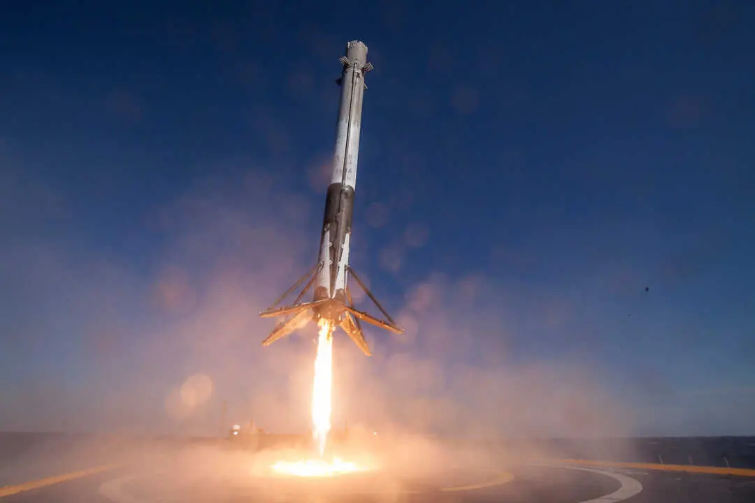 Un cohete de Space X