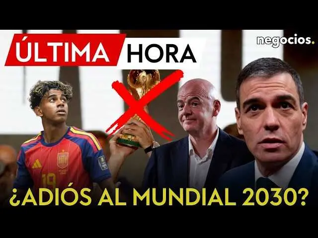 Imagen del thumbnail oficial de la UEFA y FIFA en discusi&oacute;n sobre el Mundial 2030<br>                        <br>                        <br>                        <br>                      