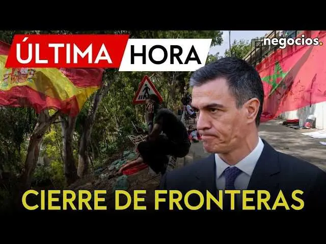 Imagen del puesto fronterizo de Beni Enzar en Melilla, zona cerrada temporalmente por autoridades espa&ntilde;olas<br>                        <br>                        <br>                        <br>                      