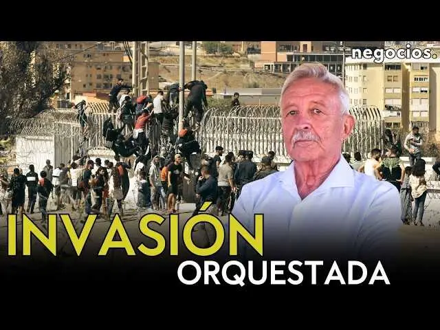 Vista a&eacute;rea de Ceuta con la frontera en primer plano reflejando la tensi&oacute;n geopol&iacute;tica actual.<br>                        <br>                        <br>                        <br>                      