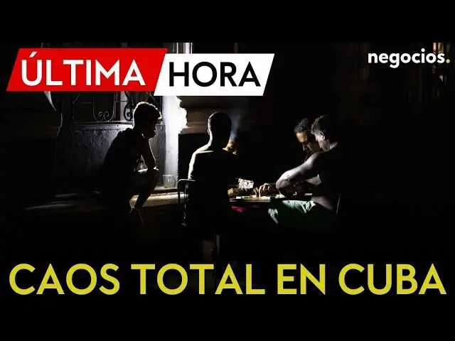 Imagen satelital nocturna que muestra la falta de iluminaci&oacute;n en Cuba debido al apag&oacute;n nacional<br>                        <br>                        <br>                        <br>                      