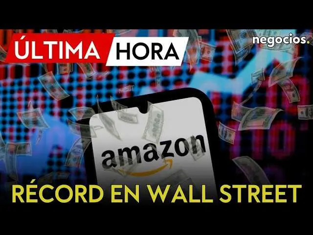 Gr&aacute;fico ilustrativo de la subida hist&oacute;rica del precio de las acciones de Amazon reflejando su valorizaci&oacute;n por encima de los tres billones de d&oacute;lares.<br>                        <br>                        <br>                        <br>                      