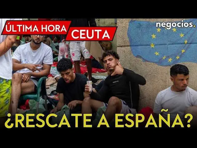 Imagen del paso fronterizo entre Ceuta y Marruecos, punto clave en la crisis migratoria y foco de la asistencia europea.<br>                        <br>                        <br>                        <br>                      