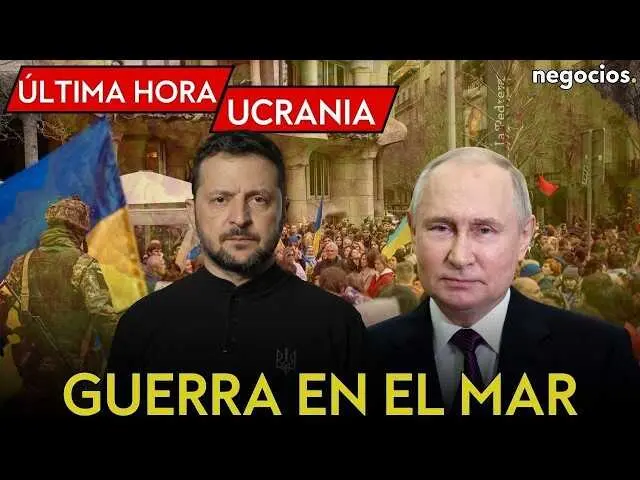 Imagen de cobertura que muestra drones en vuelo y zonas atacadas en las regiones de Mosc&uacute; y Leningrado durante el reciente conflicto.<br>                        <br>                        <br>                        <br>                      
