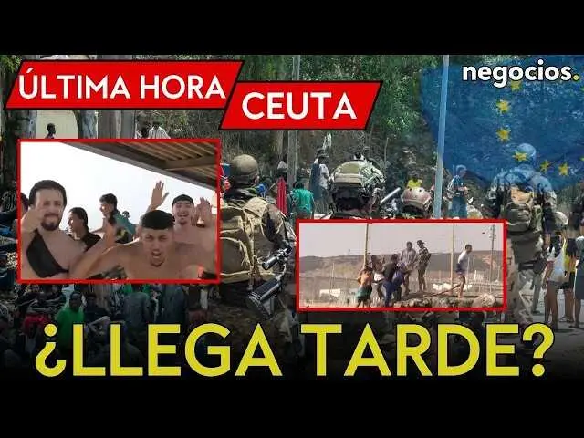 Imagen en miniatura del v&iacute;deo donde se destaca la situaci&oacute;n en la frontera de Ceuta.<br>                        <br>                        <br>                        <br>                      