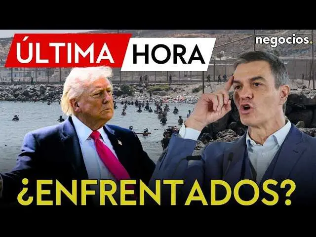 Captura de pantalla del v&iacute;deo publicado por Negocios TV sobre la crisis migratoria en Ceuta y Melilla y las cr&iacute;ticas de Estados Unidos al Gobierno de Pedro S&aacute;nchez.<br>                        <br>                        <br>                        <br>                      
