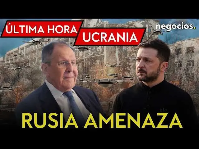 Vista a&eacute;rea del puerto ruso de Ust-Luga, foco del ataque masivo de drones ucranianos en el Mar B&aacute;ltico.<br>                        <br>                        <br>                        <br>                      