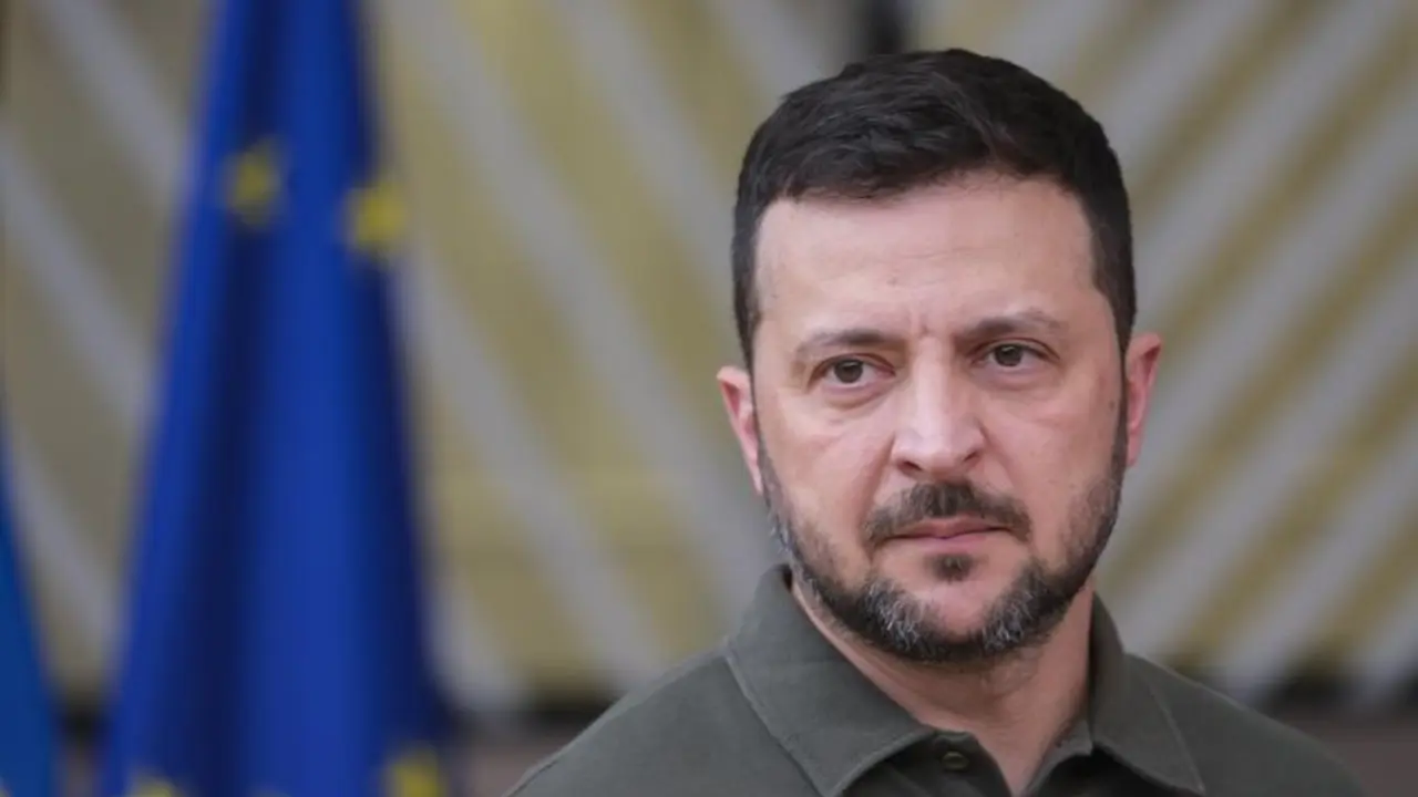 June 27, 2024, Brussels, Brussels, Belgium: Mr Zelensky. Heads of state gathered in the Belgian capital today for a European summit to validate the new members of the top jobs following the European elections. Mr Zelensky, President of Ukraine, was also present to sign a security agreement with the Europeans.,Image: 885825292, License: Rights-managed, Restrictions: * Belgium, France and Russian Rights OUT *, Model Release: no, Credit line: Nicolas Landemard / Zuma Press / ContactoPhoto