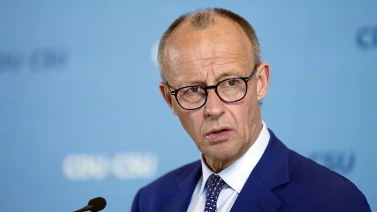 October 8, 2024, Berlin, Berlin, Deutschland: Friedrich Merz beim Pressestatement zur Fraktionssitzung der CDU/CSU-Bundestagsfraktion im Reichstagsgebäude. Berlin, 08.10.2024,Image: 918546361, License: Rights-managed, Restrictions: , Model Release: no, Credit line: Bernd Elmenthaler / Zuma Press / ContactoPhoto