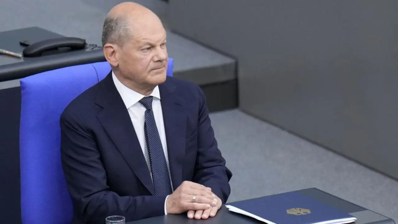 June 6, 2024, Berlin, Berlin, Deutschland: Olaf Scholz in der 172. Sitzung des Deutschen Bundestages im Reichstagsgebäude. Berlin, 06.06.2024,Image: 879627333, License: Rights-managed, Restrictions: , Model Release: no, Credit line: Bernd Elmenthaler / Zuma Press / ContactoPhoto