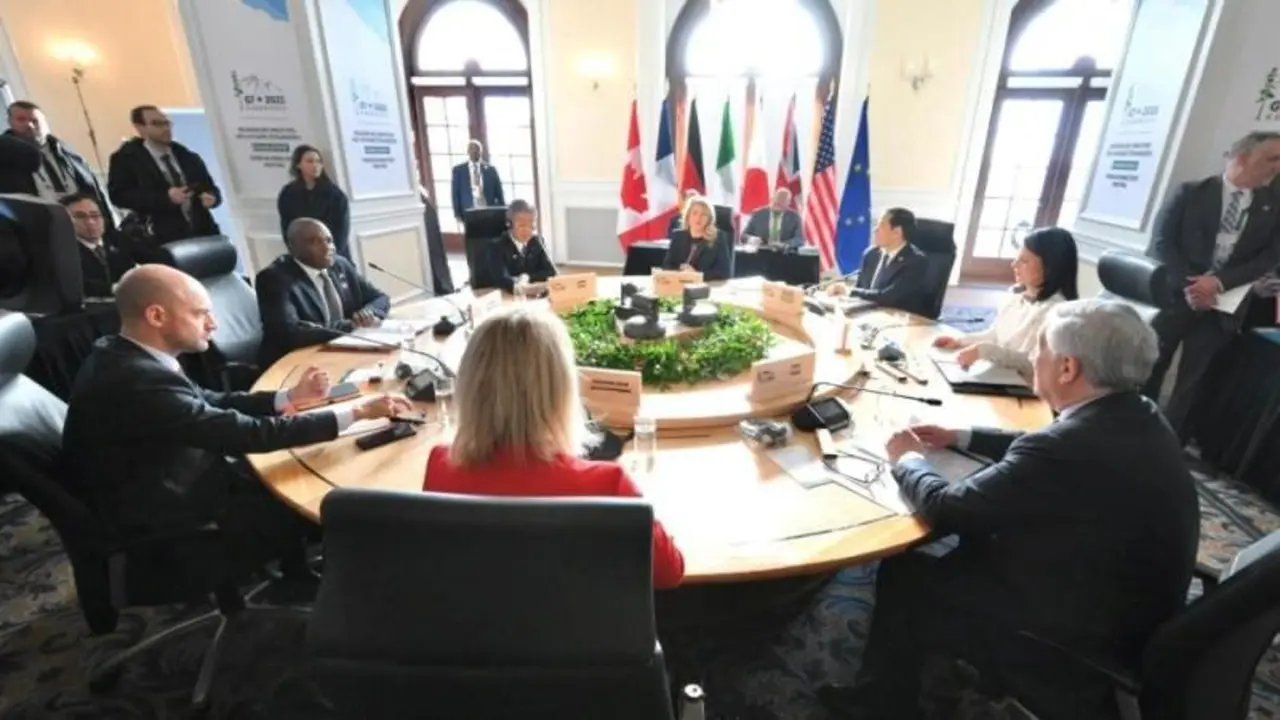 Los ministros de Relaciones Exteriores del G7 debaten nuevas sanciones contra Rusia - E P A / A L E S S Y R O D I M E O​​