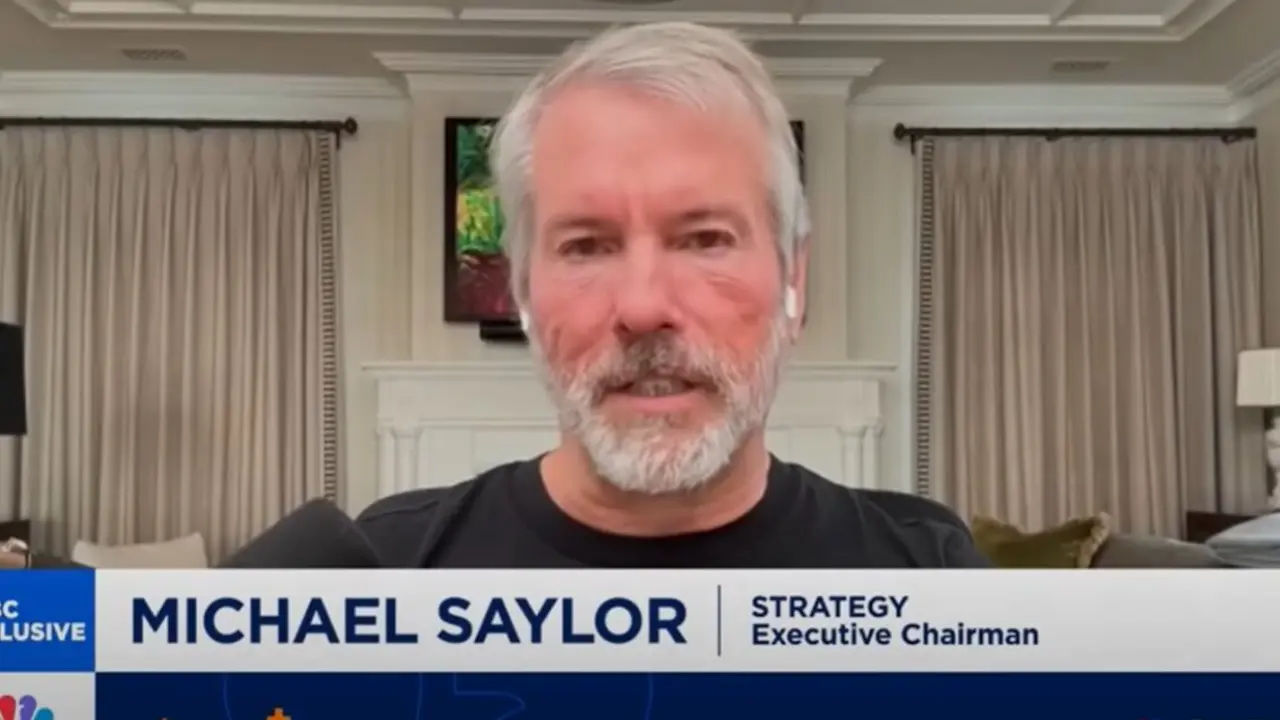 Michael Saylor. Foto: CNBC.