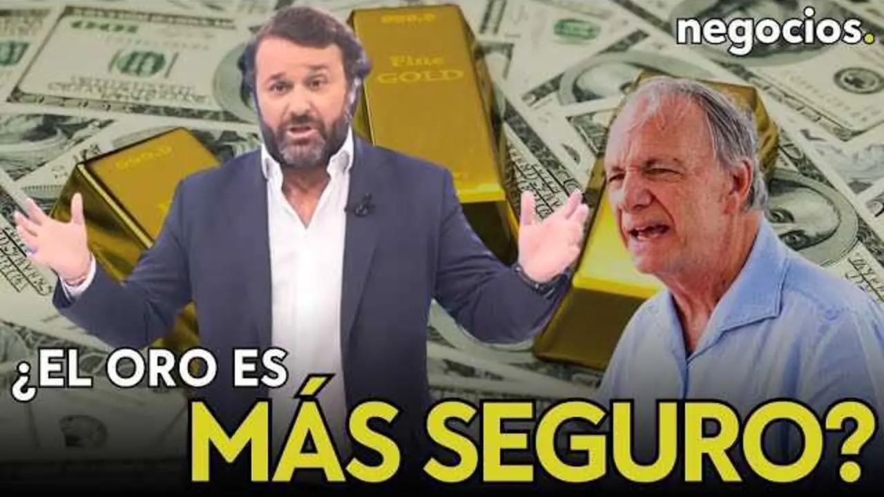 Gráfico que muestra la escalada del precio del oro en el contexto actual de incertidumbre económica, con Ray Dalio como figura central en la advertencia sobre el dólar.<br>                        <br>                        <br>                        <br>                      