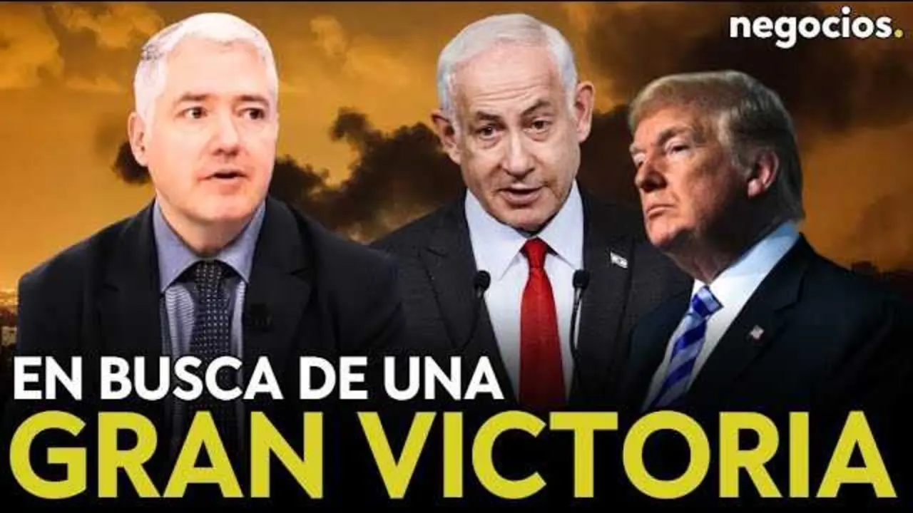 Fotografía miniatura del vídeo con una imagen representativa del conflicto en Oriente Medio y negociaciones diplomáticas.<br>                        <br>                        <br>                        <br>                      