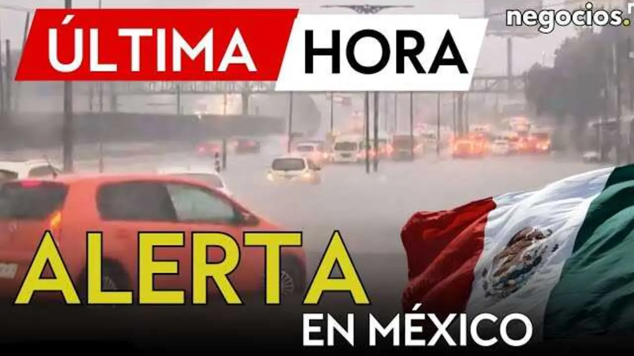 Imagen que muestra zonas afectadas por las lluvias intensas en México con daños visibles en infraestructura y comunidades.<br>                        <br>                        <br>                        <br>                      