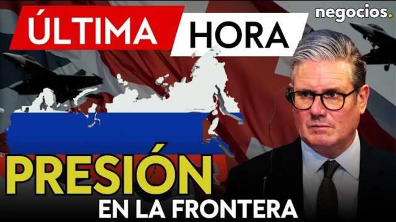 Avión de patrulla británico sobrevolando la frontera entre Reino Unido y Rusia, símbolo de la creciente tensión en Europa del Este<br>                        <br>                        <br>                        <br>                      