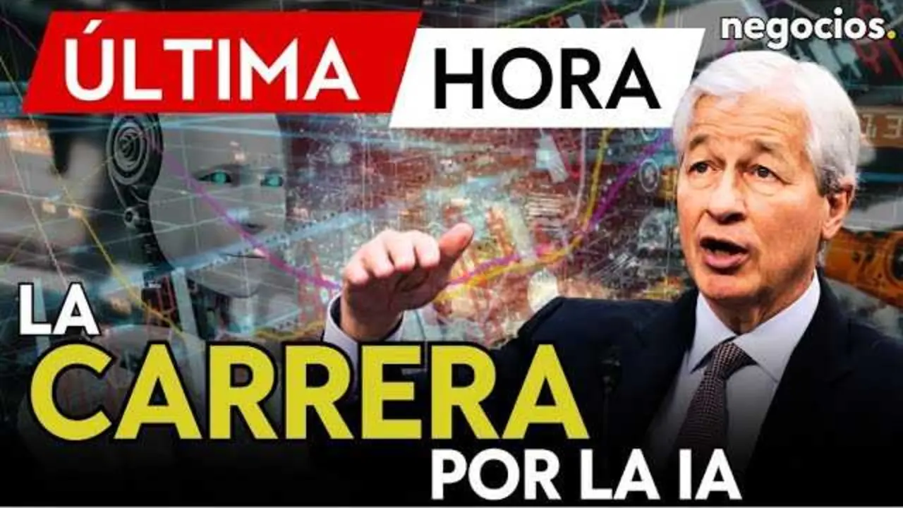 Gráficos que representan la inversión en inteligencia artificial con logotipos de OpenAI, Google y JPMorgan.<br>                        <br>                        <br>                        <br>                      