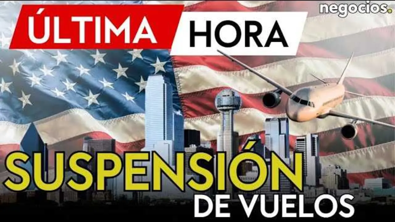 Vista aérea del aeropuerto internacional de Los Ángeles con pistas y terminales bajo cielo nublado durante la jornada del apagón técnico<br>                        <br>                        <br>                        <br>                      