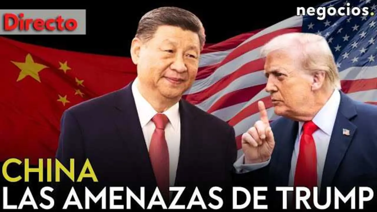 Fotografía que muestra símbolos de comercio entre China y Estados Unidos, ilustrando la tensión comercial actual.<br>                        <br>                        <br>                        <br>                      