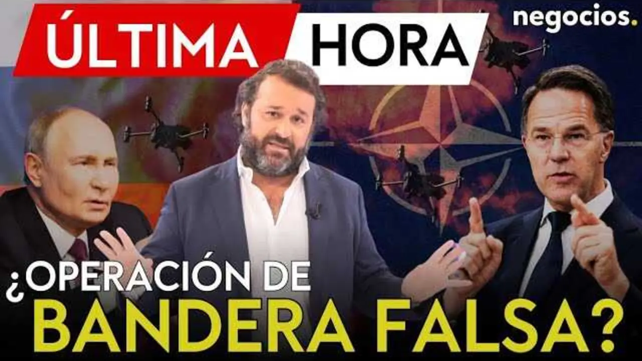 Captura de imagen del vídeo donde el director del FSB, Alexander Bortnikov, denuncia la implicación de la OTAN en incidentes con drones en Europa.<br>                        <br>                        <br>                        <br>                      