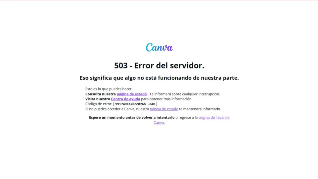 Se cae Canva y los usuarios se alertan!
