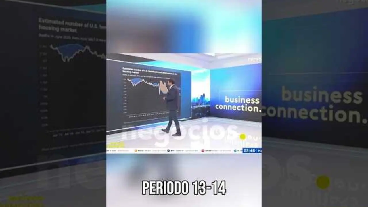Vista panorámica de un conjunto residencial en Estados Unidos representando el mercado inmobiliario actual.<br>                        <br>                        <br>                        <br>                      