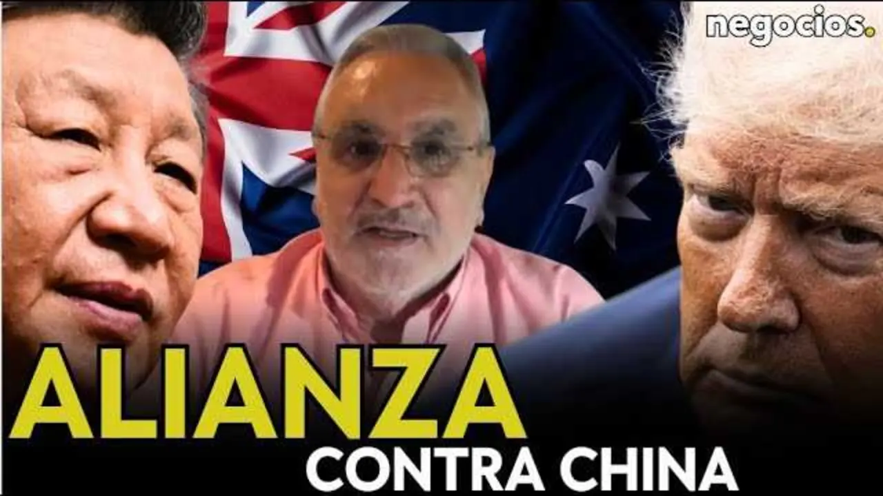 Imagen del vídeo de Negocios TV que muestra la colaboración estratégica entre Estados Unidos y Australia en minerales críticos.<br>                        <br>                        <br>                        <br>                      