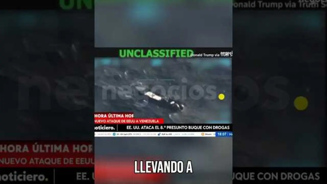 Fotografía oficial que muestra la bandera de Estados Unidos superpuesta con la bandera de Venezuela, símbolo del conflicto geopolítico actual.<br>                        <br>                        <br>                        <br>                      