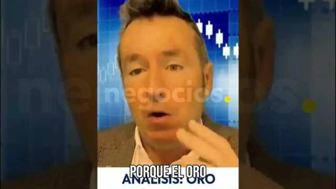 Gráfico ilustrativo sobre la fluctuación del precio del oro con símbolos de bitcoin y otros activos financieros<br>                        <br>                        <br>                        <br>                      