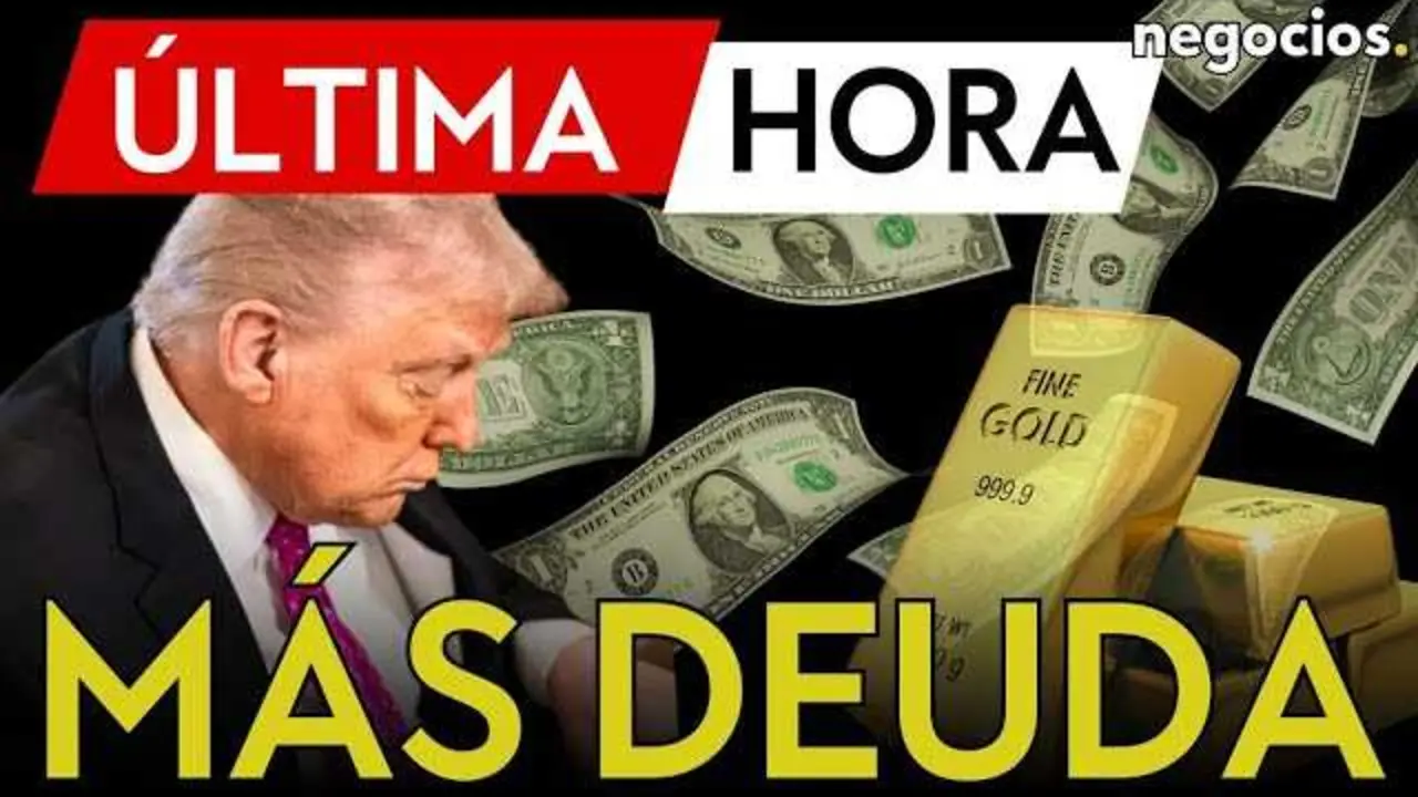 Gráfico ilustrativo con la cifra histórica de la deuda nacional estadounidense superando los 38 billones de dólares.<br>                        <br>                        <br>                        <br>                      