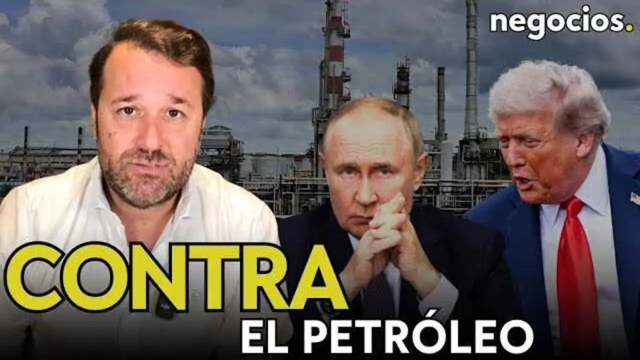 Imagen de las instalaciones de una refinería petrolera rusa, representando el impacto de las sanciones económicas de EE.UU. sobre Rosneft y Lukoil.<br>                        <br>                        <br>                        <br>                      