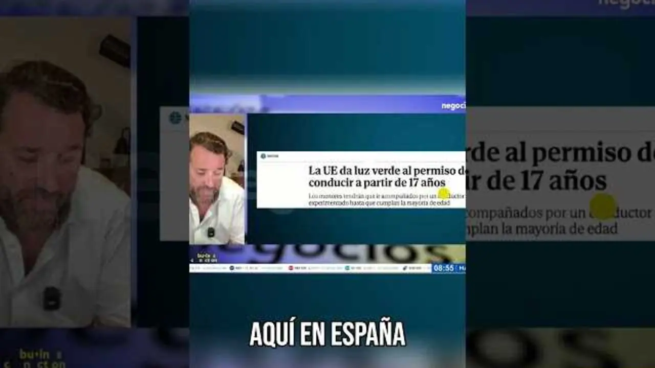 Imagen en miniatura del vídeo donde se debate sobre el permiso de conducir a los 17 años en la Unión Europea.<br>                        <br>                        <br>                        <br>                      