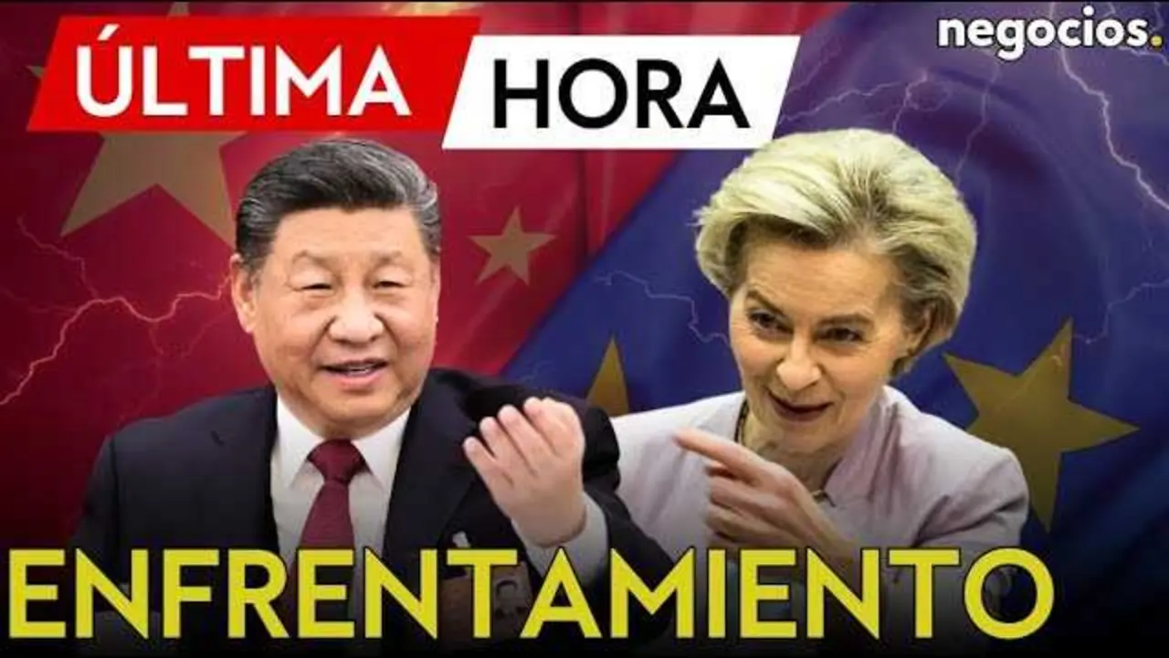 Mapa con las relaciones comerciales y tensiones geopolíticas entre China, Unión Europea y Rusia.<br>                        <br>                        <br>                        <br>                      