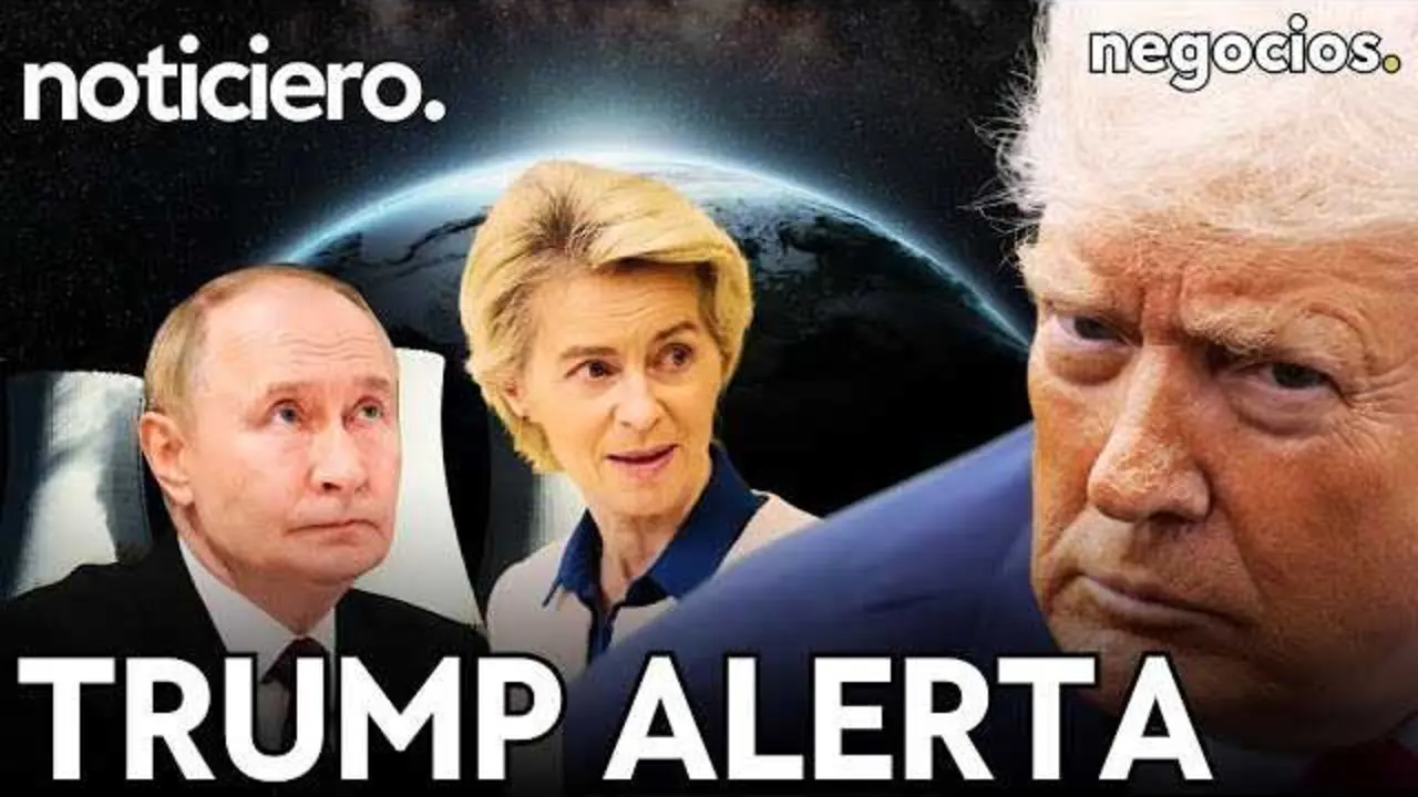 Imagen del noticiero de Negocios TV con foco en la economía rusa y sanciones internacionales<br>                        <br>                        <br>                        <br>                      