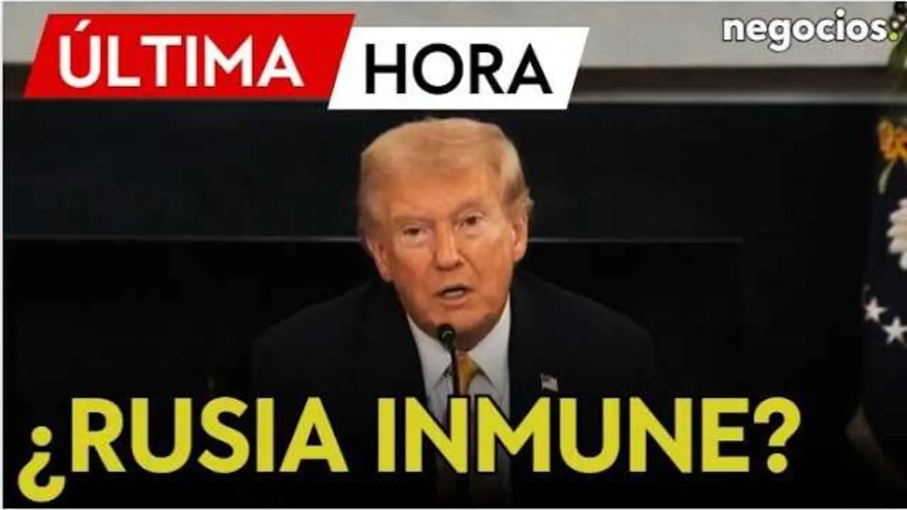 Imagen del video donde Donald Trump responde a Vladimir Putin sobre las sanciones económicas impuestas a Rusia.<br>                        <br>                        <br>                        <br>                      