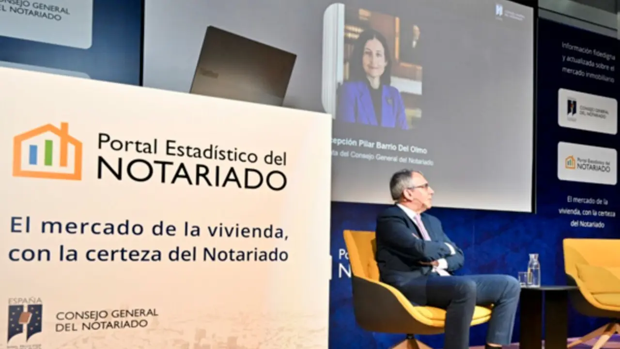 La presentación del Portal Estadístico del Notariado.