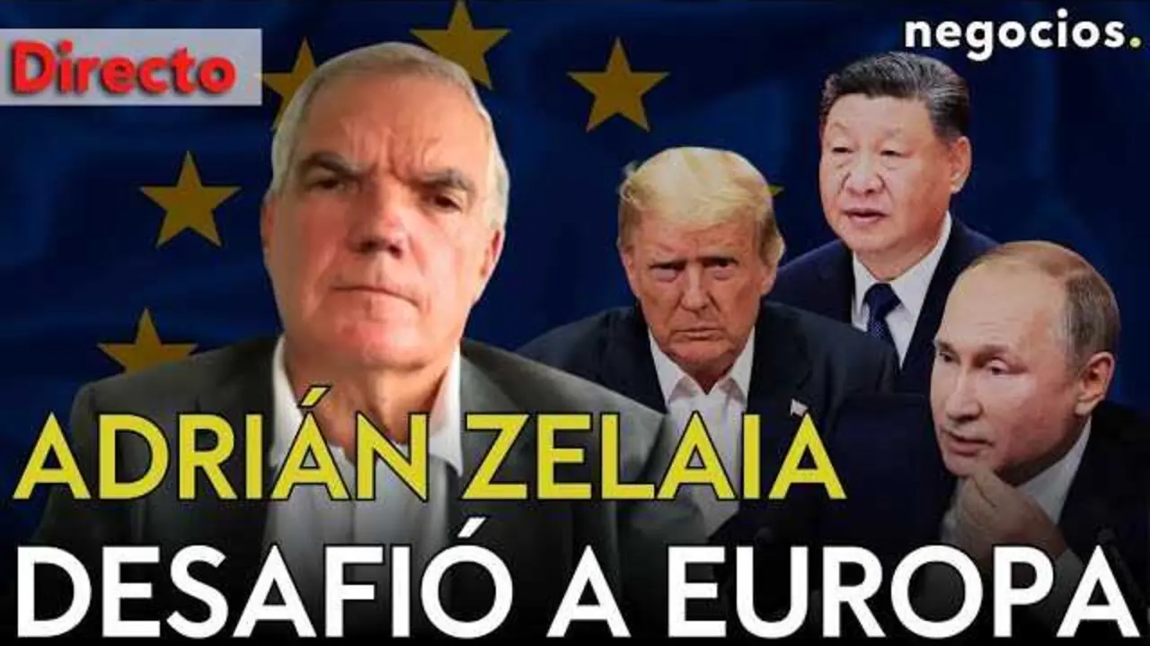 Fotografía que muestra a Vladimir Putin durante una reciente intervención pública, con fondo europeo desenfocado. Imagen representativa de la tensión geopolítica actual.<br>                        <br>                        <br>                        <br>                      