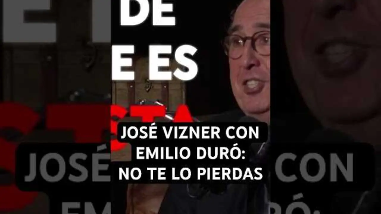 Captura del vídeo donde Emilio Duró conversa con José Vizner sobre felicidad y desarrollo personal en el canal Negocios TV.<br>                        <br>                        <br>                        <br>                      