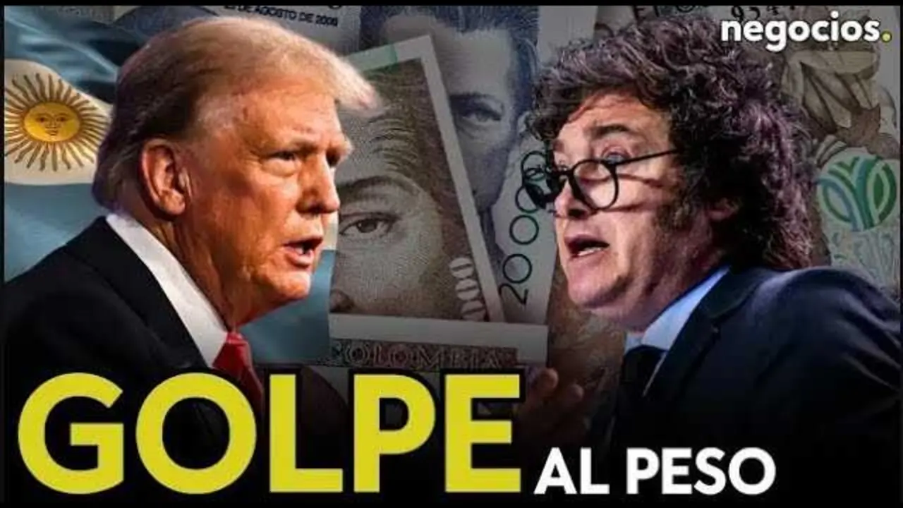Gráfico representativo del peso argentino frente al dólar en mercados cambiarios, ilustrando la tendencia de depreciación actual.<br>                        <br>                        <br>                        <br>                      